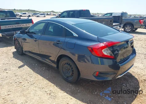 2020 Honda Civic Lx из США, поврежденный, VIN 19XFC2F63LE009831